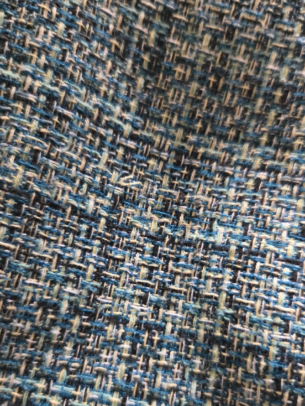 Othr Blue Tweed Single-Button Blazer - Picture 4 of 7